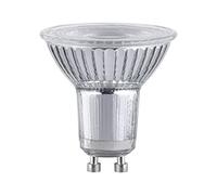 Paulmann 28983 Reflector LED estándar 230V GU10 7W 230V 550lm 50mm plateado cristal 2700K - blanco cálido, fuente de luz
