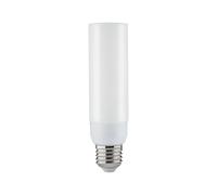 Bombilla LED tubular Paulmann E27, 5,5 W, 2700 K, acabado satinado, atenuable. EC:EPREL:1334319