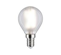 Paulmann 29074 LED de filamentos 230V gota E14 230V 5,9W 806lm regulable 45mm cristal mate 2700K - blanco cálido