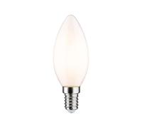 Paulmann 29115 Vela LED filamentos, 230V, E14, 470lm, 4,5W, 2700K, regulable, opal, fuente de luz