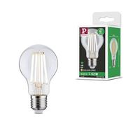 Paulmann 29121 Bombilla LED filamentos Eco-Line, 230V, E27, set de 1, 840lm, 4W, 3000K, transparente, fuente de luz
