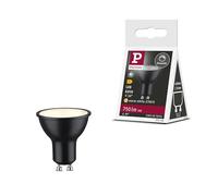 Paulmann bombilla reflectora LED 2.700 K negra GU10 8 W atenuable 36º EC:EPREL:1679402