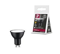 Paulmann bombilla reflectora LED 4.000 K negra GU10 8 W atenuable 36º EC:EPREL:1679404