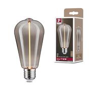 Paulmann 29182 Mazorca LED Floating Shine estándar 230 V E27 90 lm 2,8 W 1800 K vidrio ahumado fuente de luz