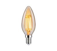 Paulmann 29191 1879 Vela LED de filamentos 230 V 3-Step-Dim E14 3-Step-Dim 450 lm 4,9 W 1800 K regulable fuente de luz oro
