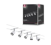 Paulmann 3981 Rope system TubeLED Set 5x4W Blanco/Cromo mate 230/12V Rope light Lámpara de techo Plafón LED
