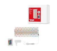 Paulmann 3989 - Tira de luces led (10 m, RGB, IP20, 230/24 V, incluye 19 W, regulable, plástico), color blanco