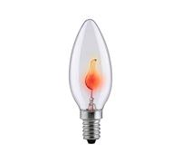Paulmann 530.00 - Vela parpadeante (3 W, E14, cristal, 53000 bombillas)