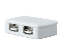 Paulmann 70203 Caja de empalmes YourLED para strip LED, distribución cuádruple, accesorio para strip, blanco, plástico, in able de distribución y cables de concatenado