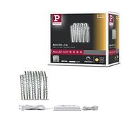 Paulmann 705.85 Juego básico Function MaxLED 1000 1,5 m blanco cálido 20 W 230/24 V 60 VA plata 70585 Tira de luz LED, cinta de luz, tubo luminoso
