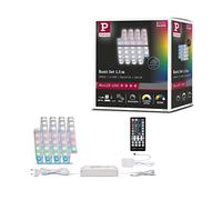 Paulmann 70528 Strip LED MaxLED 1000 RGBW juego básico IP44 18W 1000lm/m regulable 1,5m plateado plástico 72 LED/m 25VA