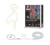 Paulmann 70557 Strip LED Neon Colorflex, strip USB RGB 1 m incl. interruptor de cable, incl. tira de luz 1x5 W, regulable, cinta de luz, blanco, plástico, cinta de LED