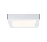 Paulmann 706.45 Panel LED WallCeiling Lunar 225x225 mm 15,4 W 230 V blanco mate aluminio 70645 Plafón de superficie luminaria de techo