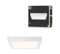 Paulmann 70646 Panel LED Lunar angular 300x300mm 18W 230V Blanco aluminio mate plafón LED lámpara de techo iluminación de techo