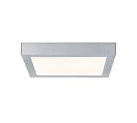 Paulmann 70650 LED Panel Lunar angular 300x300mm 18W 230V cromo aluminio mate plafón de superficie plafón de techo