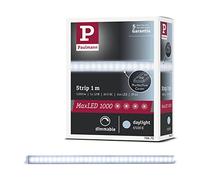 Paulmann 70675 Strip LED MaxLED 1000 1 m, strip LED 6500 K blanco diurno, tira de luz con recubrimiento, regleta de luces 11,5 W 1100 lm 144 LED 24 V