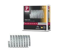 Paulmann Tira LED MaxLED 500 16 W regulable 2700 K 2,5 m IP20 plateado