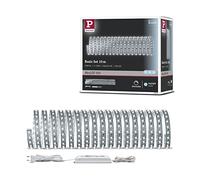 Paulmann 70830 Strip LED MaxLED 500 juego básico incl. tira de luz 1x48,5 W, regulable, plateado, cinta de luz, plástico, cinta de LED 6500 K