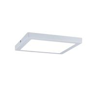 Paulmann 70870 Panel de superficie LED Atria cuadrado plafón 20 W luz 2700 K blanco cálido panel LED blanco mate regulable para montaje en pared/techo