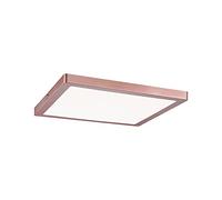 Paulmann 70941 Panel LED Atria 300x300mm, blanco neutro, cuadrado, incl. lámpara de techo 1x20W oro rosa, plástico, lámpara sala de estar, 4000K