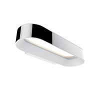 Paulmann 70948 Luminaria de techo LED aplique Agena incl. 1x20 W IP44 regulable cromo blanco mate aluminio acero inoxidable 2700 K