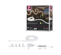 Paulmann 70962 Strip MaxLED Flow 21 W, juego básico strip LED, regulable, 1,5 m, blanco, plástico 2700 K blanco cálido