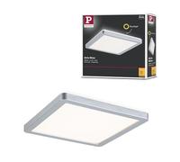 Paulmann 70993 Panel LED Atria Shine 190x190mm angular incl. 1x11,2 W cromo cálido blanco mate plafón de plástico 3000 K