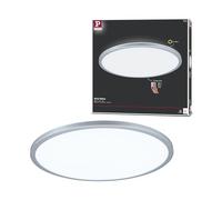 Paulmann 71006 Panel LED Atria Shine 420mm 3-Step-Dim redondo incl. 1x22 W regulable luz diurna blanco cromo mate plafón de plástico 4000 K