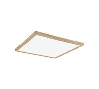 Paulmann 71035 Panel LED Atria Shine plafón con Backlight cuadrado IP44 16W 1600lm 293mmx293mm acabado madera plástico 4000K luminaria de baño