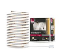 Paulmann 71049 MaxLED 1000 Strip LED Full-Line COB juego completo 3m 36W 3240lm 528LED/m 2700K 50VA regulable, plateado, plástico
