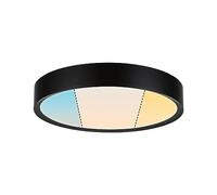 Paulmann Tega plafón 1x22.5 W negro 71086