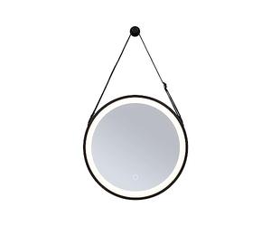 Paulmann 71092 Espejo iluminado LED Miro IP44 Tunable White 200lm 230V 7,5W espejo LED, negro mate luminaria de baño