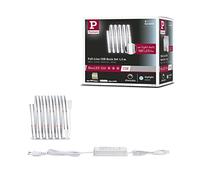 Paulmann 71123 MaxLED 500 LED Strip Full-Line COB 10W 600lm/m 480 LED/m regulable 1,5m plateado plástico 6500K cinta de LED ampliable