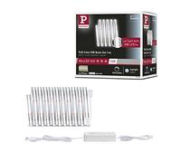 Paulmann 71124 MaxLED 500 LED Strip Full-Line COB 19W 600lm/m 480 LED/m regulable 3m plateado plástico 6500K cinta de LED ampliable