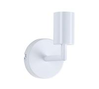 Paulmann 71138 Aplique Ravi, IP44, E27, máx. 60W, blanco mate, lámpara de pared sin fuente de luz