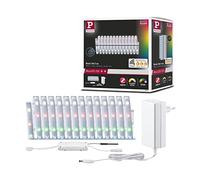 Paulmann 78867 MaxLED 250 Strip LED Smart Home Zigbee 5m IP44 22W 1000lm 30LED/m RGBW+ 36VA regulable, plateado, plástico