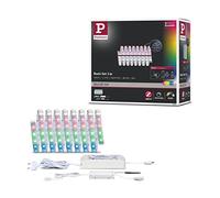Paulmann 78884 Strip LED MaxLED 500 juego básico Smart Home Zigbee IP44 3m incl. 1x23 W regul. control color RGBW plateado plástico, tira luces 3000 K