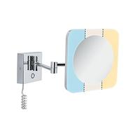 Paulmann Espejo cosmético HomeSpa rectangular 19x20.5 cm con iluminación cromo 78933