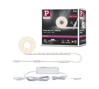 Paulmann Tira LED SimpLED Power 3 m, 1100 lm/m, 3000 K, regulador de cable, IP44