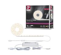 Paulmann 78957 Strip LED SimpLED Power 5 m con regulador de cable 1100 lm/m incl. 1x50 W IP44 tira de luz blanco plástico cinta de LED 3000 K