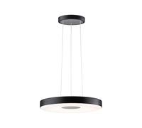 Paulmann Puric Pane lámpara colgante 1x22 W negro-gris/gris ceniza 79517
