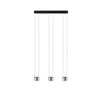 Paulmann Aldan lámpara colgante 3x9 W negro PL79720