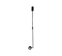 Paulmann 79772 Luminaria colgante LED Puric Pane, 600lm, 3StepDim, altura regulable, incl. 1x9,5W, regulable, lámpara colgante, negro, metal, 2700K