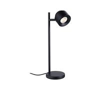 Paulmann 79782 Luminaria de sobremesa LED Smart Home Zigbee Puric Pane incl. 1x4,5 W regulable, luminaria de sobremesa, negro, metal, plástico 2700 K