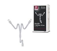 Paulmann 79813 Strip MaxLED, divisor en Y, distribución 1 a 2, 30 cm máx. 144 W, tira de luz, blanco, cinta de luz, plástico, cinta de LED