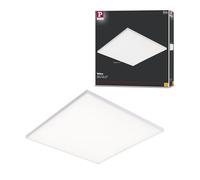 Paulmann 79818 Panel LED Velora cuadrado incl. lámpara de techo 1x34 W, blanco mate, panel luminoso, metal, luz de techo 3000 K