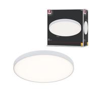 Paulmann 79890 Panel LED Velora redondo 300mm 1500lm 3000K, blanco, redondo, luminaria de techo, metal