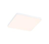 Paulmann 79942 Panel LED empotrable Veluna VariFit Edge 120x120 mm, cuadrado, blanco cálido, blanco, plástico, sistema de iluminación, 3000K