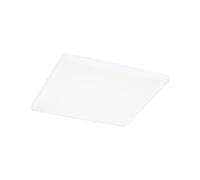 Paulmann 79955 Panel LED empotrable Veluna VariFit Edge 200x200 mm, cuadrado, regulable, blanco diurno, blanco, plástico, luminaria de techo, 4000K