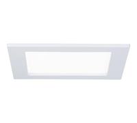 Paulmann Panel LED empotrable PLM 92065 12 W 4000 K blanco cuadrado IP44